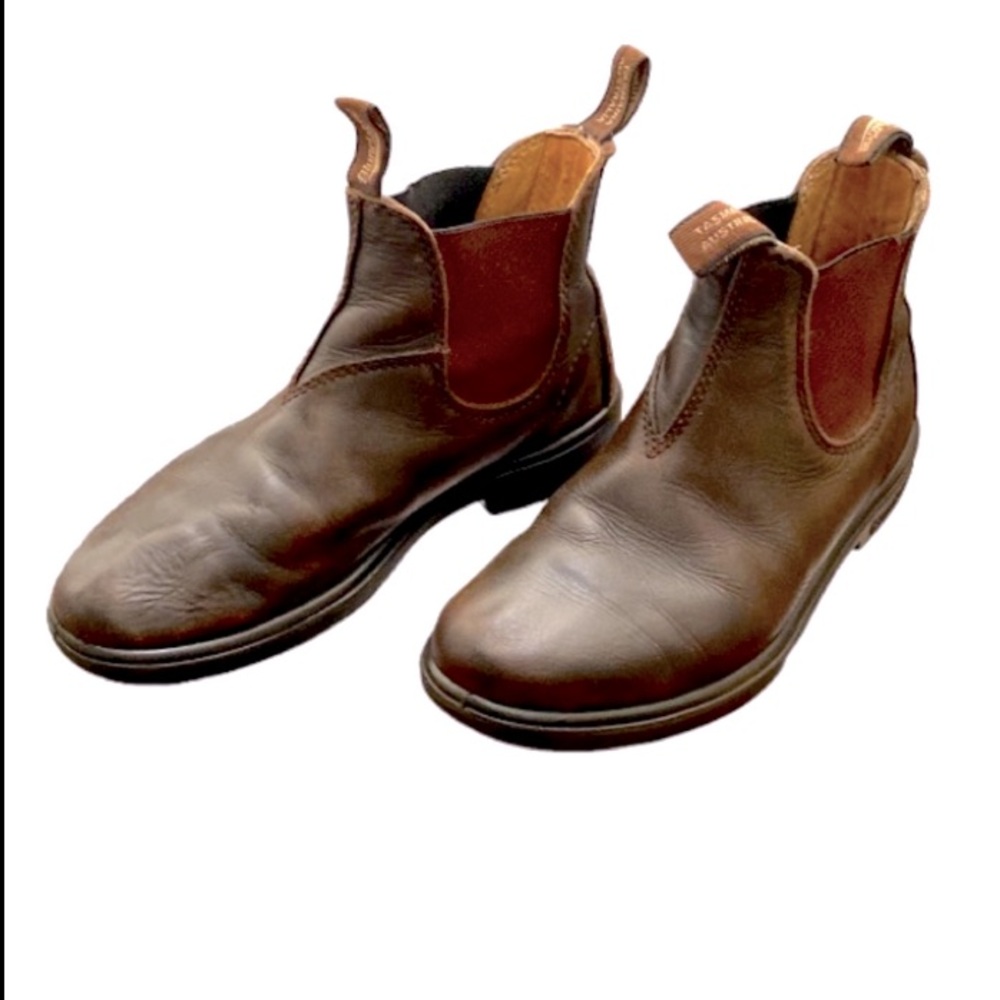Blundstone Chelsea Brown Oil Acid Resistant Boots Size 3